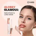 Buy MARS Clear Quartz Lip Gloss for Women | Hydrating & High Shine | Lightweight & Comfortable Lip Gloss (3 ml) - Purplle