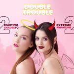 Buy MARS Double Trouble 2-in-1 Retractable Lip Crayon | Long Lasting | Matte finish | Smudge proof & Kiss Proof Lipstick for Women (4 gm) (02-Rose-Punch) - Purplle