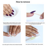 Buy BEROMT PREMIUM GLOSSY NAILS- 304 (NAIL KIT INCLUDED) - Purplle