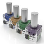 Buy Bella Voste Professional Sand Holographic Nail Polish COMBO of 4 pcs (Dusty Denim blue , Aquamarine green , Peach Gold, Vibrant royal blue) , Glam & Vibrant Colors with Shimmers - Purplle