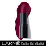 Buy Lakme Cushion Matte Lipstick, Red Marsala, 4.5g - Purplle