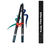 Buy SUGAR Cosmetics True Blues Kajal Duo, Combo of 2 - Purplle