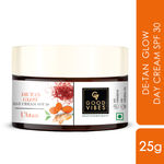 Buy Good Vibes De-Tan Glow Ubtan Day Cream with SPF 30 (25g) - Purplle