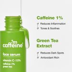 Buy mCaffeine Green Tea + Vitamin C Serum 3ml - Purplle