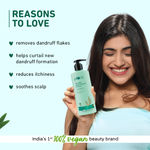 Buy Plum Tea Tree Dandruff Control Shampoo I With Tea tree oil, propanediol caprylate & willow bark extracts I Controls dandruff, visibly reduces flakiness and relives itchiness I 250 ml| For All hair Types – Dandruff Control - Purplle