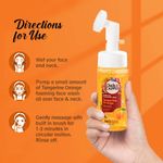 Buy Buds & Berries Brightening Vitamin C Tangerine Foaming Face Wash with Built-In Soft Silicone Brush | pH Balanced Gentle Face Wash | No Sulphate, No Paraben (150 ml) - Purplle