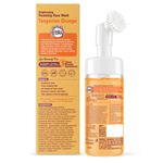 Buy Buds & Berries Brightening Vitamin C Tangerine Foaming Face Wash with Built-In Soft Silicone Brush | pH Balanced Gentle Face Wash | No Sulphate, No Paraben (150 ml) - Purplle