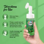 Buy Buds & Berries Clove & Tea Tree Oil Foaming Face Wash for treating acne with Built-In Soft Silicone Brush | pH Balanced Gentle Face Wash | No Sulphate, No Paraben (150 ml) - Purplle