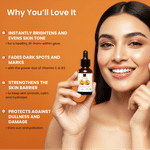 Buy Good Vibes Vitamin C & B3 (Niacinamide) Skin Glow Face Serum | Brightening Anti-Ageing | With Orange | No Parabens No Sulphates No Animal Testing (30 ml) - Purplle