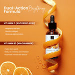 Buy Good Vibes Vitamin C & B3 (Niacinamide) Skin Glow Face Serum | Brightening Anti-Ageing | With Orange | No Parabens No Sulphates No Animal Testing (30 ml) - Purplle