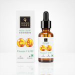 Buy Good Vibes Vitamin C & B3 (Niacinamide) Skin Glow Face Serum | Brightening Anti-Ageing | With Orange | No Parabens No Sulphates No Animal Testing (30 ml) - Purplle