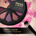 Buy FACES CANADA 6 in 1 Eyeshadow Palette - Hopeless Romantic 01, 6g | Olive Butter & Macadamia Oil | Vibrant Colors | Highly Pigmented | Easily Blendable | Silky Satin Texture | No Crease | Cruelty-Free - Purplle