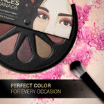 Buy FACES CANADA 6 in 1 Eyeshadow Palette - Candid Charmer 02, 6g | Olive Butter & Macadamia Oil | Vibrant Colors | Highly Pigmented | Easily Blendable | Silky Satin Texture | No Crease | Cruelty-Free - Purplle