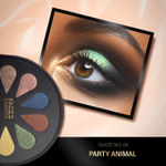 Buy FACES CANADA 6 in 1 Eyeshadow Palette - Party Animal 04, 6 gm | Olive Butter & Macadamia Oil | Vibrant Colors | Highly Pigmented | Easily Blendable | Silky Satin Texture | No Crease | Cruelty-Free - Purplle