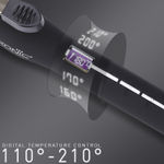 Buy Ikonic Curling Tong - CT 16 | Black | Ceramic | Corded Electric | Hair Type - All | Heating Temperature - Up To 360 Degrees Celsius - Purplle