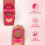 Buy NY Bae 3 in 1 Glam Stack | Blusher and Highlighter | Bronzer | Lip and Cheek Tint | Face Palette | Korean Beauty | Eyeshadow Palette | Makeup Kit - Coral Carnival 03 - Purplle