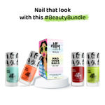 Buy Elitty Nail Polish Combo -Slaying (Aqua, Green , Red, Orange) - Purplle