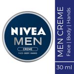 Buy Nivea Men Creme For Face Body Hands(30ml) - Purplle