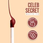 Buy C2P Pro Celeb Secret Matte FX Liquid Lipstick - Madhubala 02 (2 ml) - Purplle