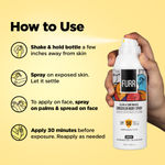 Buy FURR by Pee Safe Sunscreen Body Spray With Spf 50 Pa++++ No white-cast, Non Greasy & Water Resistant 100 ml - Purplle