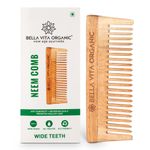 Buy Bella Vita Organic Wide Teeth Wooden Comb(1 Pc) - Purplle