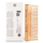 Buy Bella Vita Organic Wide Teeth Wooden Comb(1 Pc) - Purplle