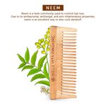Buy Bella Vita Organic Wide Teeth Wooden Comb(1 Pc) - Purplle