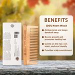 Buy Bella Vita Organic Wide Teeth Wooden Comb(1 Pc) - Purplle