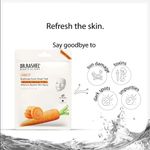 Buy Dr.Rashel Carrot Brighteness Facial Sheet Mask Suitable For All Skin Type 1 Pc - Purplle