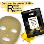 Buy Jaquline USA Charcoal Gold Foil Sheet Mask 1N (35 gm) - Purplle