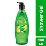 Buy Fiama Happy Naturals Body Wash Shower Gel, Yuzu and Bergamot, 500ml, Body Wash for Women & Men with Skin Conditioners for Moisturised Skin - Purplle