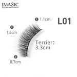 Buy Imagic Professional Handmade 3D Fake Eyelashes Kit (L01) - Purplle