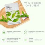 Buy The Face Shop Real Nature Green Tea Face Mask (Sheet Mask 20 gm) - Purplle