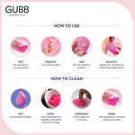 Buy GUBB Beauty Blender Makeup Sponge - Peach - Purplle