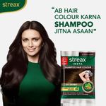 Buy Streax Insta Shampoo Hair colour for 100% Grey Coverage, Natural Brown, 18 ml - Purplle
