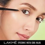 Buy Lakme Eyeconic Insta Cool Kajal, Deep Black, 0.35 g - Purplle