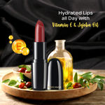 Buy FACES CANADA Weightless Creme Finish Lipstick - Amber, 4 gm | Creamy Finish | Smooth Texture | Long Lasting Rich Color | Hydrated Lips | Vitamin E, Jojoba Oil, Shea Butter, Almond Oil - Purplle