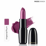 Buy FACES CANADA Weightless Creme Finish Lipstick - Imperial Plum 4 gm | Creamy Finish | Smooth Texture | Long Lasting Rich Color | Hydrated Lips | Vitamin E Jojoba Oil Shea Butter Almond Oil - Purplle