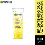 Buy Garnier Bright Complete BRIGHTENING DUO ACTION Face Wash, 100g - Purplle