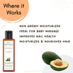 Buy Mystiq Living - Avocado Oil | Avocado Oil For Hair | Avocado Oil For Face | Avocado Hair Oil | Cold Pressed | 100% Pure & Natural - 50 ml - Purplle