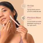 Buy Carmesi Facial Razor (Pack of 3) & 2 in 1 Pre & Post Shave Facial Shaving Balm - Purplle