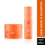 Buy Wella Professionals Invigo Nutri Enrich Deep Nourishing Shampoo and Mask Combo 150 ml+250 ml - Purplle