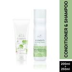 Buy Wella Professionals Elements Renewing Shampoo and Conditioner Combo 200ml+250ml - Purplle