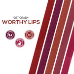 Buy RENEE Crush Glossy Lipstick Mamacita 4 gm, Non-Drying, Highly Pigmented, Intense Moisturizing, Soft Texture, Lightweight, One Swipe formula, Enriched with Jojoba Oil, Cocoa & Shea Butte - Purplle
