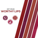 Buy RENEE Crush Glossy Lipstick Caliente 4 gm, Non-Drying, Highly Pigmented, Intense Moisturizing, Soft Texture, Lightweight, One Swipe formula, Enriched with Jojoba Oil, Cocoa & Shea Butte - Purplle