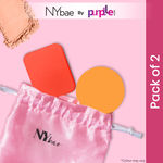 Buy NY Bae Puff Duo | Pack Of 2 | Puff Set | Round Puff | Rectangle Puff | Flawless Makeup Application | Maximum Coverage - Purplle