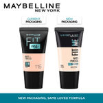 Buy Maybelline New York Fit Me Matte+Poreless Liquid Foundation Tube - Normal To Oily 115 (18 ml) - Purplle