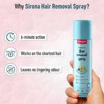 Buy Sirona Hair Removal Spray for Women | Painless Body Hair Removal for womena€™s Hands, Legs & Under Arms | Natural & Safe 200 ml - Purplle