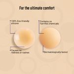 Buy Sirona Reusable Silicon Nipple Covers for Women | Adhesive Silicone Breast Pads 2 Pcs - Purplle