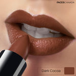 Buy FACES CANADA Weightless Creme Finish Lipstick - Dark Cocoa 4 gm | Creamy Finish | Smooth Texture | Long Lasting Rich Color | Hydrated Lips | Vitamin E Jojoba Oil Shea Butter Almond Oil - Purplle